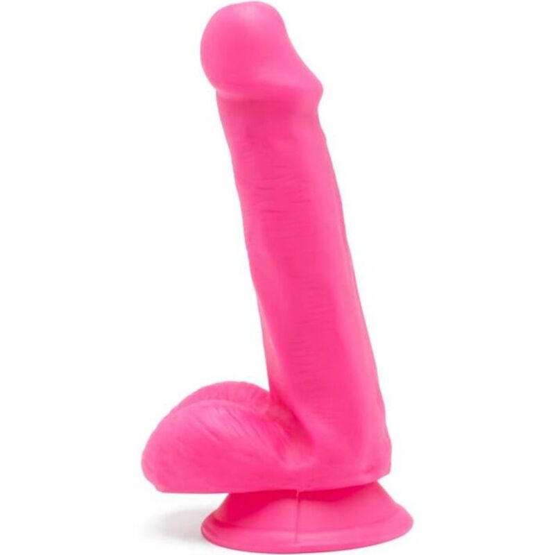 GET REAL - HAPPY DICKS DILDO 12 CM BALLS PINK - Amore24