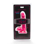 GET REAL - HAPPY DICKS DILDO 12 CM BALLS PINK - Amore24