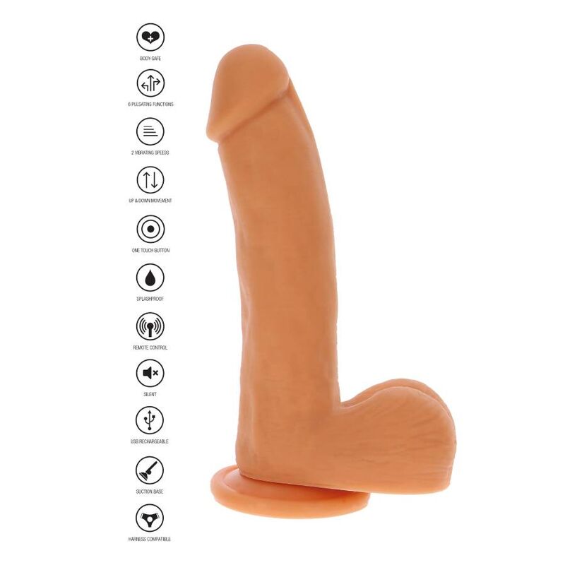GET REAL - MAGNETIC PULSE TRUSTING DILDO SKIN - Amore24