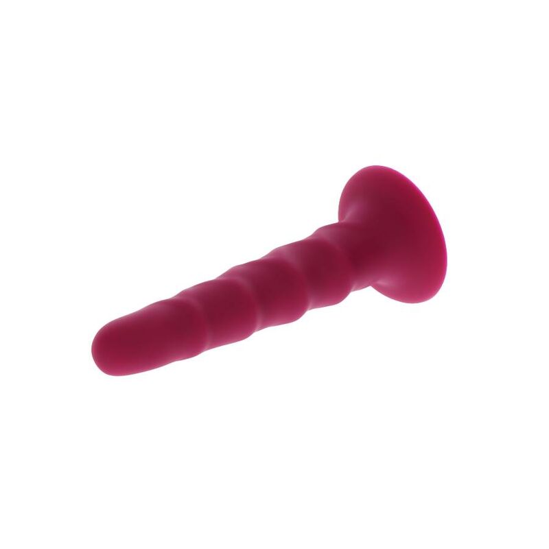 GET REAL - RIBBED DONG 12 CM RED - Amore24