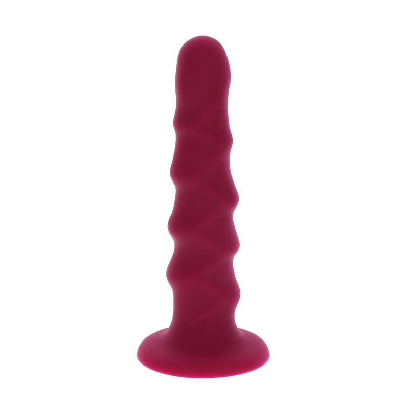 GET REAL - RIBBED DONG 12 CM RED - Amore24