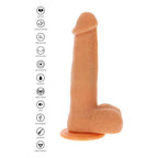 GET REAL - ROTATING BEADS VIBRATING DILDO SKIN - Amore24