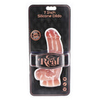 GET REAL - SILICONE DILDO 18 CM W BALLS SKIN - Amore24