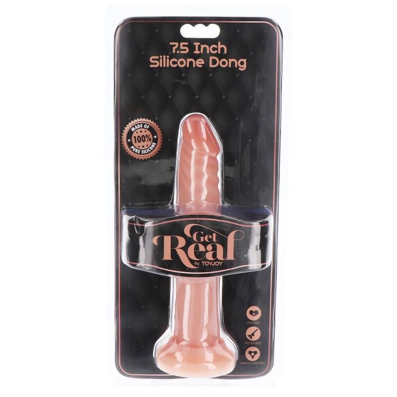 GET REAL - SILICONE DONG 19 CM SKIN - Amore24