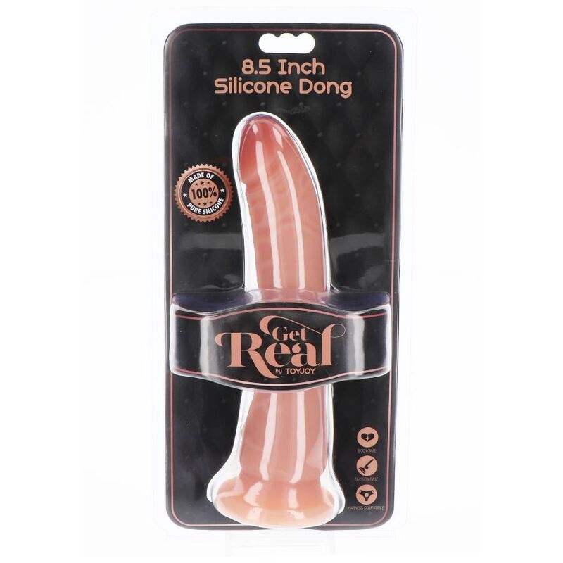 GET REAL - SILICONE DONG 21 CM SKIN - Amore24