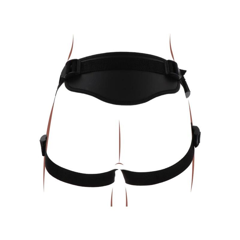 GET REAL - STRAP-ON DELUXE HARNESS BLACK - Amore24
