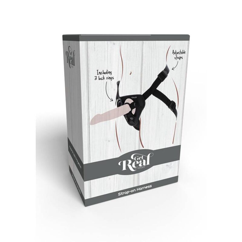 GET REAL - STRAP-ON HARNESS BLACK - Amore24
