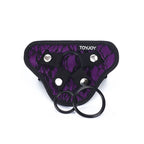 GET REAL - STRAP-ON LACE HARNESS PURPLE - Amore24