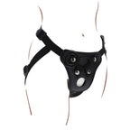GET REAL - STRAP-ON PLEASURE HARNESS BLACK - Amore24