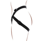 GET REAL - STRAP-ON PLEASURE HARNESS BLACK - Amore24