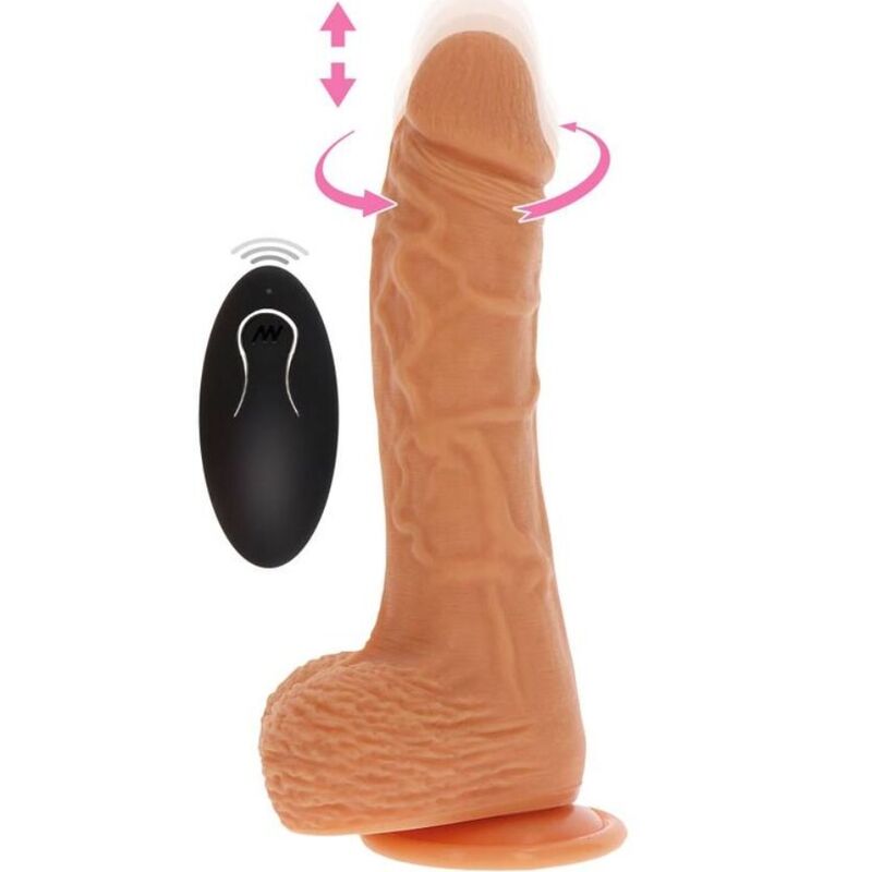 GET REAL - UP&DOWN ROTATING VIBR DILDO SKIN - Amore24