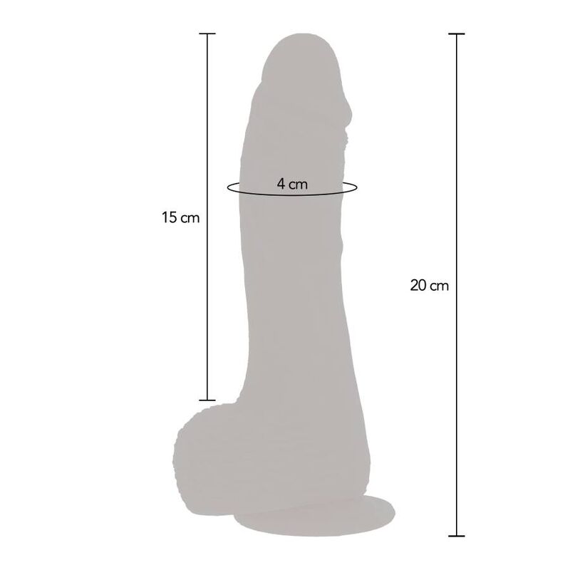 GET REAL - UP&DOWN ROTATING VIBR DILDO SKIN - Amore24