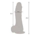 GET REAL - UP&DOWN ROTATING VIBR DILDO SKIN - Amore24