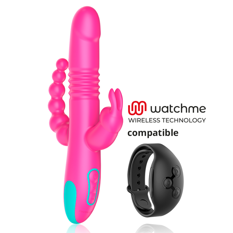 HAPPY LOKY - DONALD TRIPLE STIMULATION: ANAL, G-SPOT & CLITORAL WATCHME WIRELESS TECHNOLOGY COMPATIBLE - Amore24
