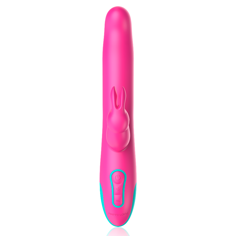 HAPPY LOKY - PLUTO RABBIT VIBRATOR & ROTATOR WATCHME WIRELESS TECHNOLOGY COMPATIBLE - Amore24