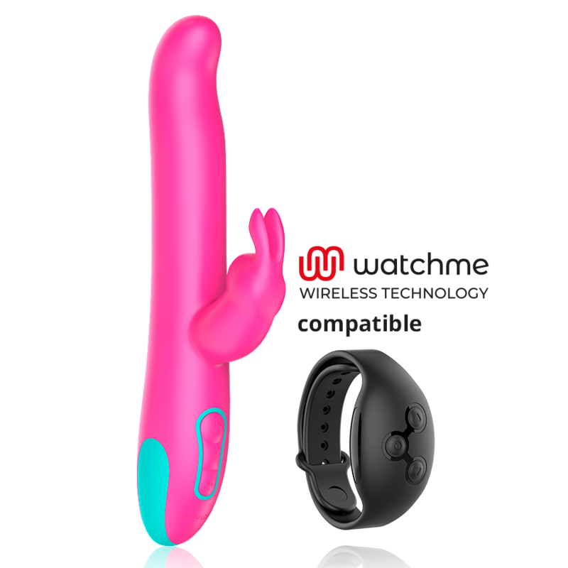 HAPPY LOKY - PLUTO RABBIT VIBRATOR & ROTATOR WATCHME WIRELESS TECHNOLOGY COMPATIBLE - Amore24