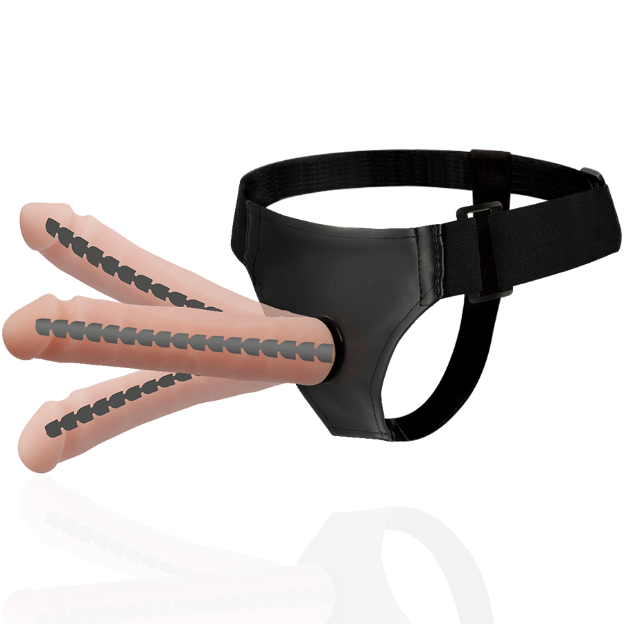 HARNESS ATTRACTION - DERICK ARTICULABLE FLESH 22.5 CM -O- 4.5 CM - Amore24