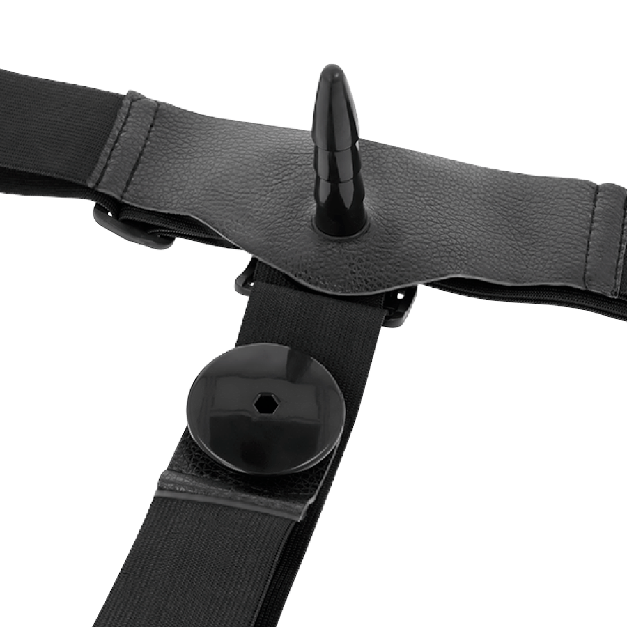 HARNESS ATTRACTION - HARRIS DOUBLE PENETRACI N WITH VIBRATION 18 CM -O- 3.5 CM - Amore24