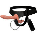HARNESS ATTRACTION - HARRIS DOUBLE PENETRACI N WITH VIBRATION 18 CM -O- 3.5 CM - Amore24