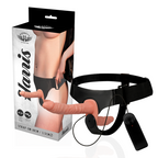 HARNESS ATTRACTION - HARRIS DOUBLE PENETRACI N WITH VIBRATION 18 CM -O- 3.5 CM - Amore24