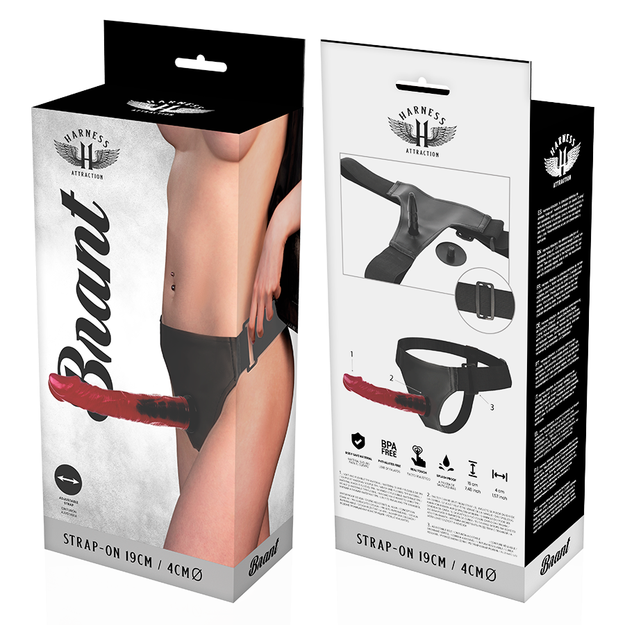 HARNESS ATTRACTION - RNES BRANT 19 CM -O- 4 CM - Amore24