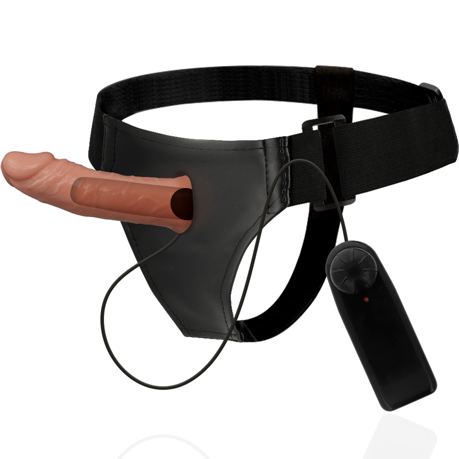 HARNESS ATTRACTION - RNES HOLLOW BENNY WITH VIBRATOR 15 CM -O- 4.5 CM - Amore24