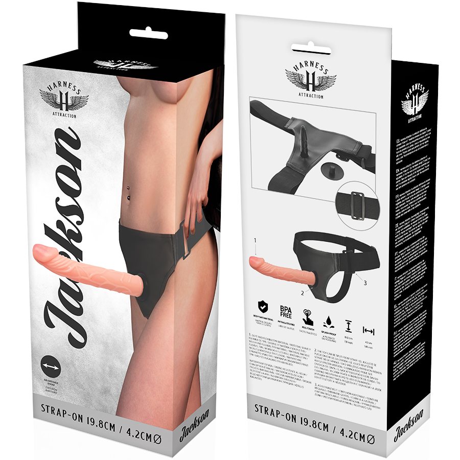 HARNESS ATTRACTION - RNES JACKSON 19.8 CM -O- 4.2 CM - Amore24