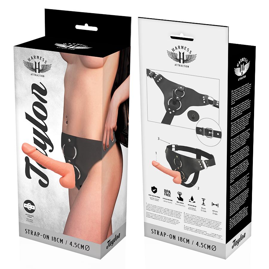 HARNESS ATTRACTION - RNES TAYLOR DELUXE 18 CM -O- 4.5 CM - Amore24