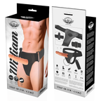 HARNESS ATTRACTION - WILLIAN HOLLOW RNES WITH VIBRATOR 17 CM -O- 4.5 CM - Amore24