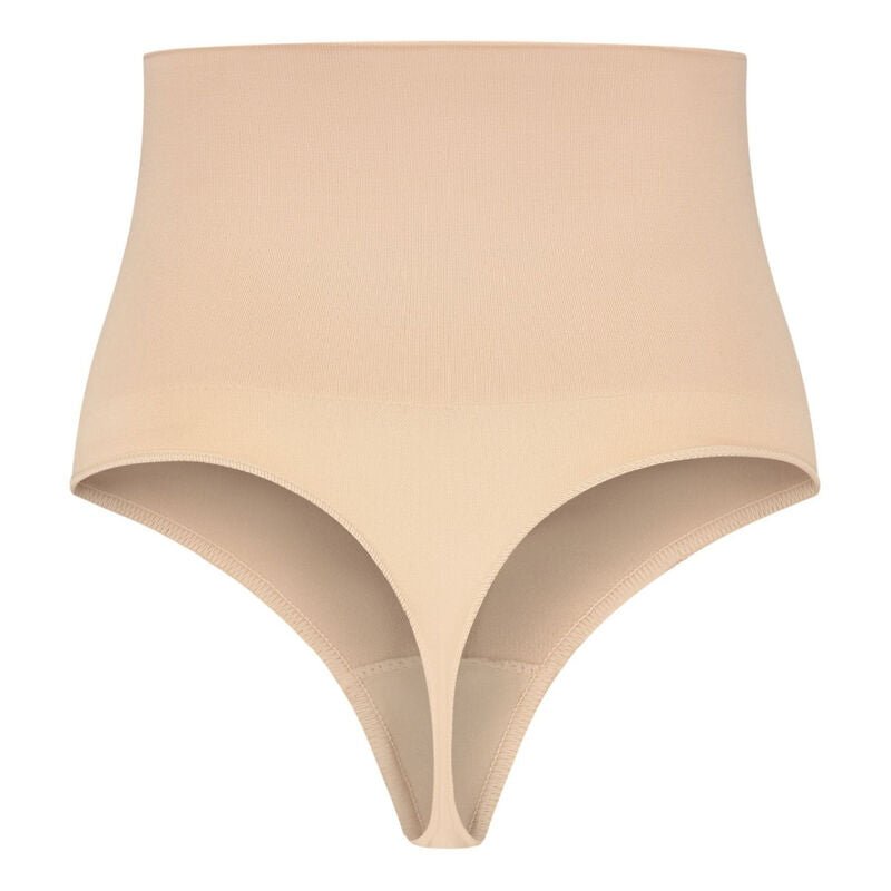 BYE - BRA - THONG STYLE SEAMLESS GIRDLE BEIGE SIZE XXL - Amore24