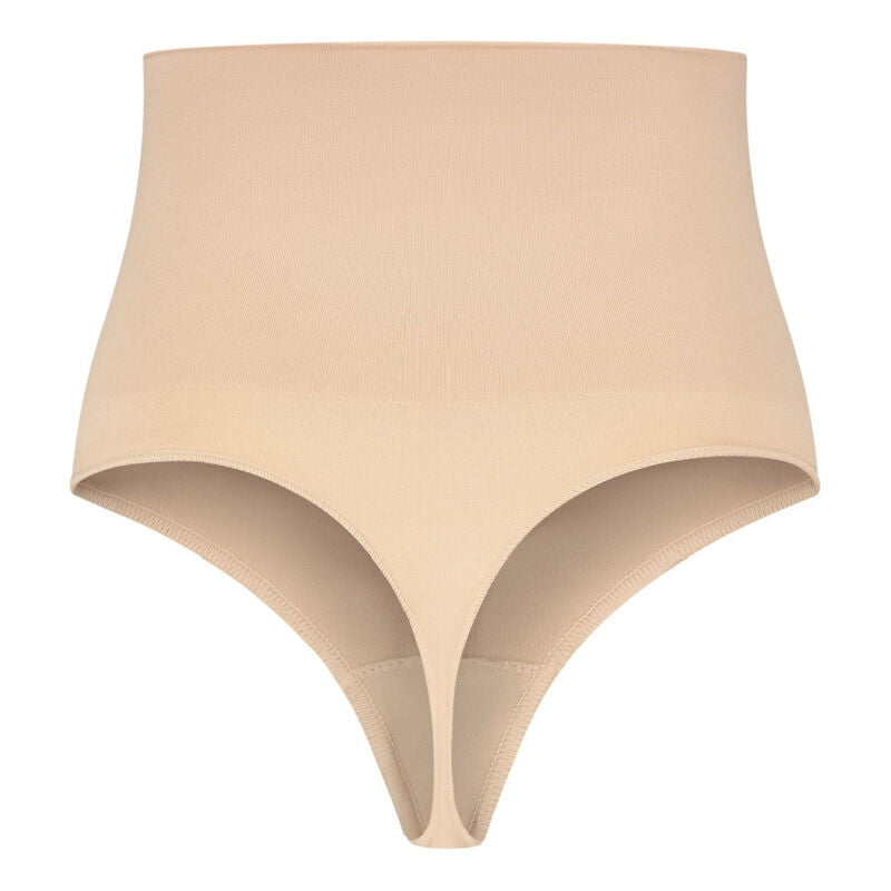 BYE-BRA - THONG STYLE SEAMLESS GIRDLE BEIGE SIZE XXL - Amore24