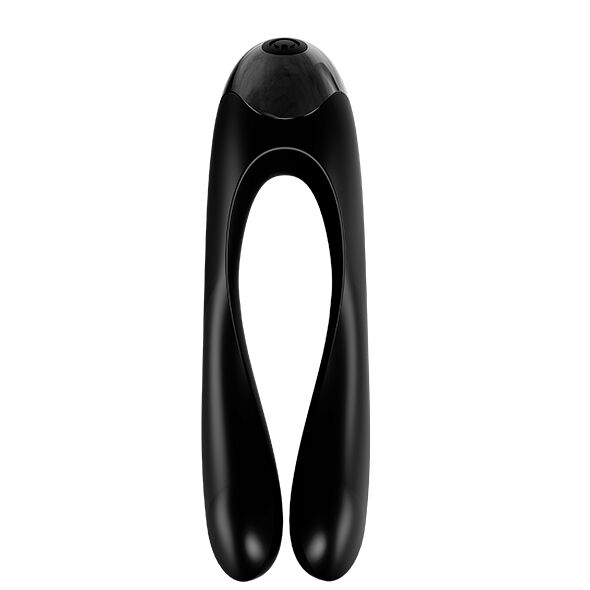 SATISFYER - CANDY CANE FINGER VIBRATOR BLACK - Amore24
