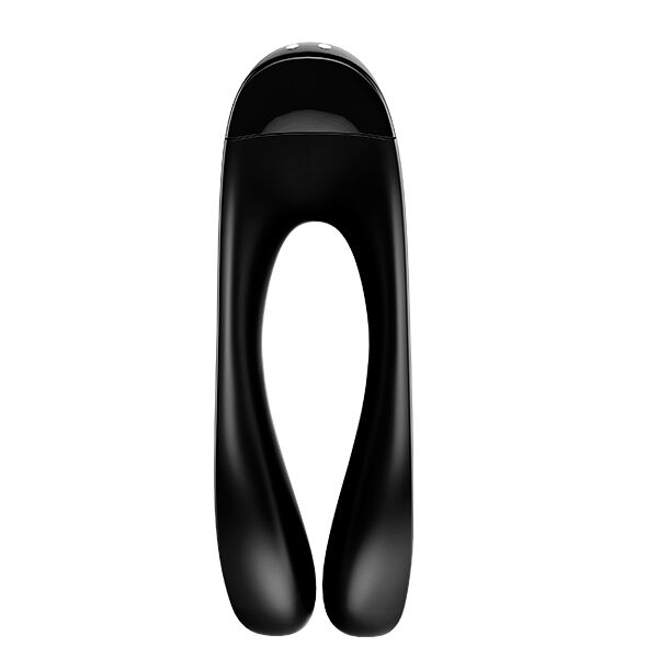 SATISFYER - CANDY CANE FINGER VIBRATOR BLACK - Amore24