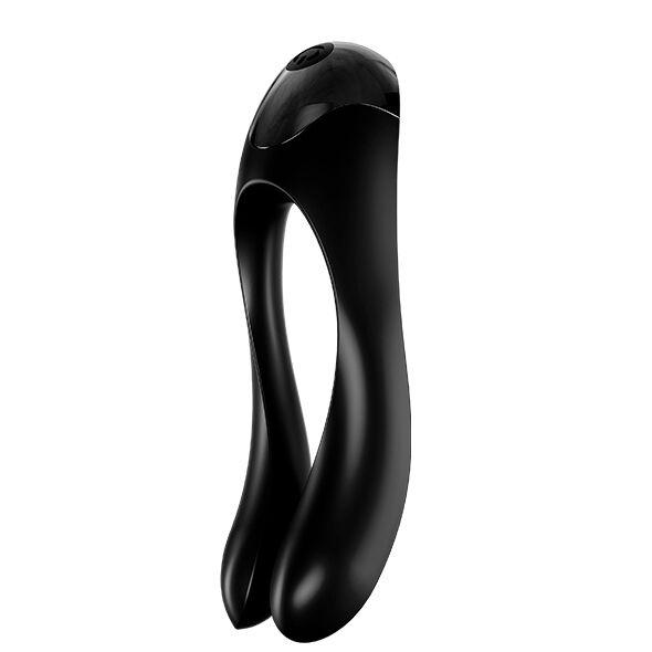 SATISFYER - CANDY CANE FINGER VIBRATOR BLACK - Amore24