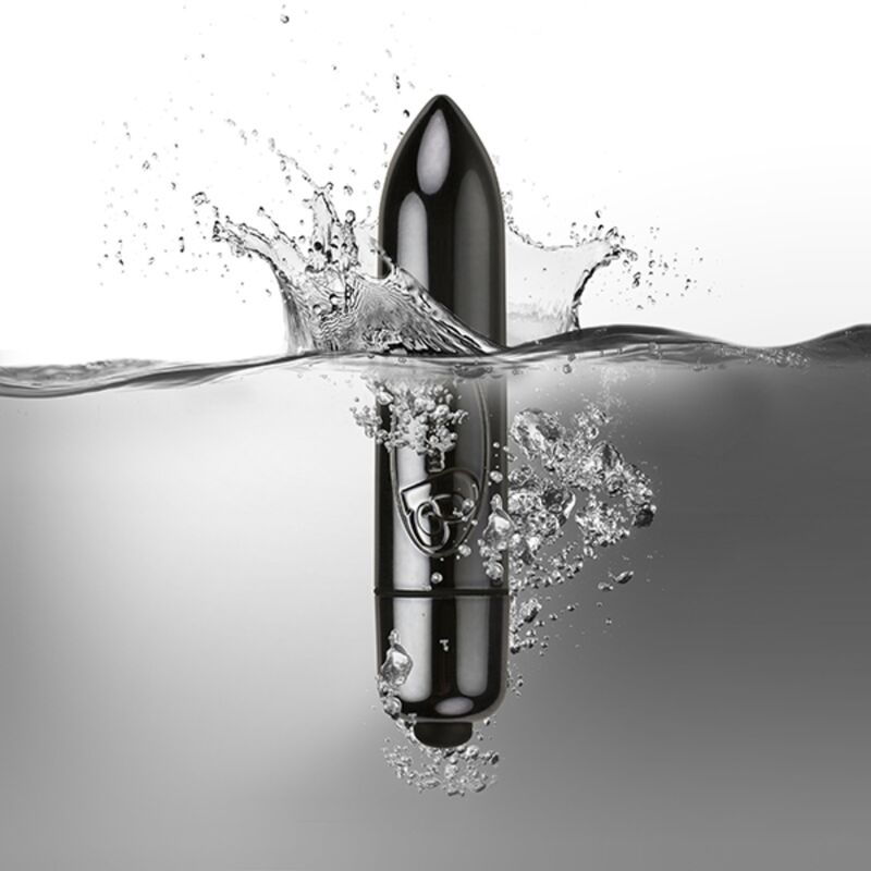 ROCKS - OFF - VIBRATING BULLET RO - 80MM MIDNIGHT METAL - Amore24