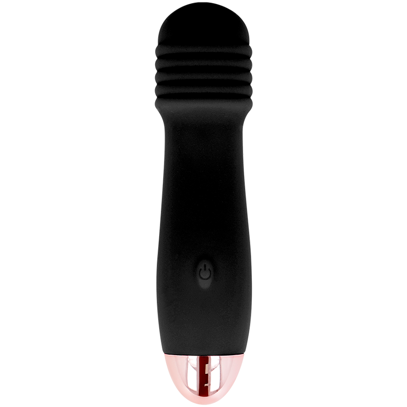 DOLCE VITA - RECHARGEABLE VIBRATOR THREE BLACK 7 SPEED - Amore24