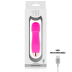 DOLCE VITA - RECHARGEABLE VIBRATOR THREE PINK 7 SPEEDS - Amore24