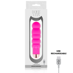 DOLCE VITA - RECHARGEABLE VIBRATOR SIX PINK 7 SPEEDS - Amore24