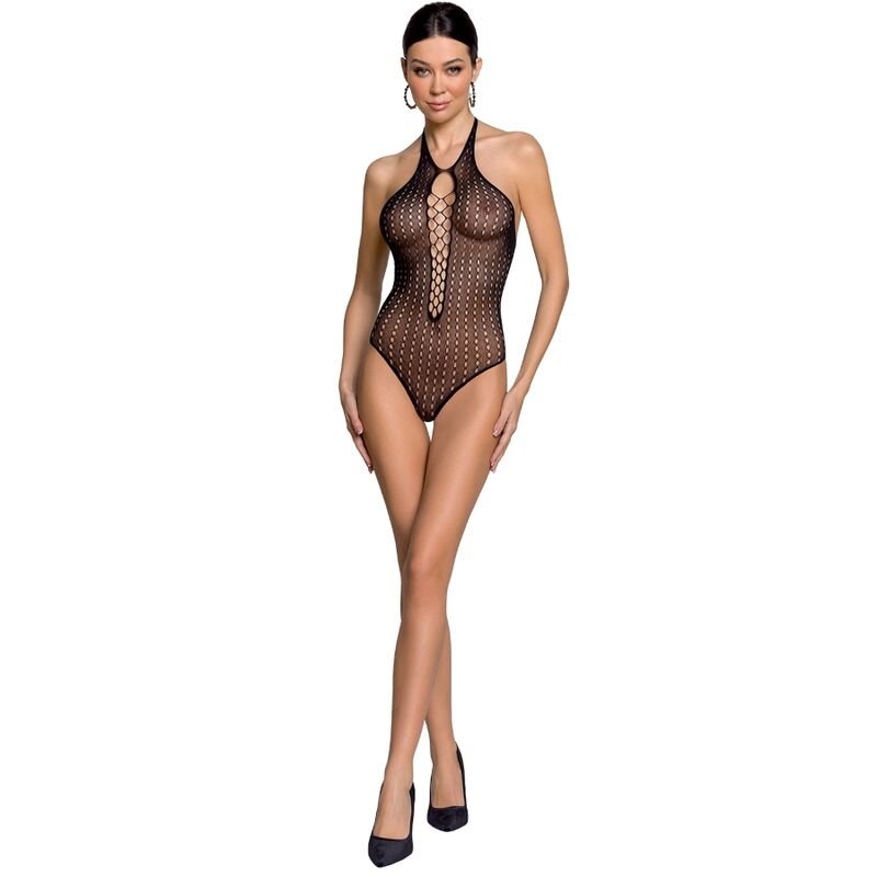 PASSION - WOMAN BS088 WHITE BODYSTOCKING ONE SIZE - Amore24