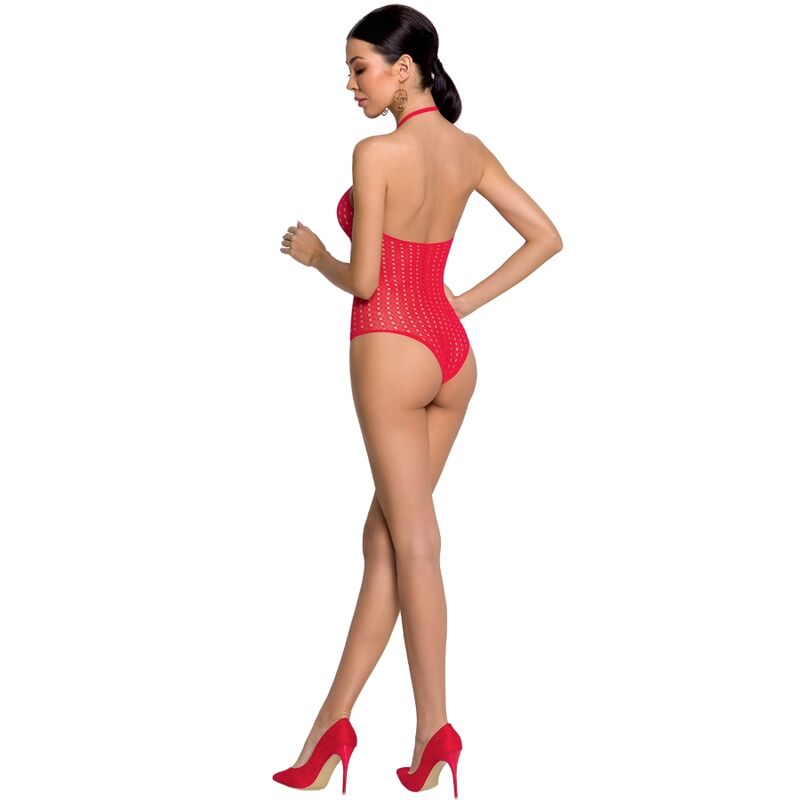 PASSION - WOMAN BS088 WHITE BODYSTOCKING ONE SIZE - Amore24