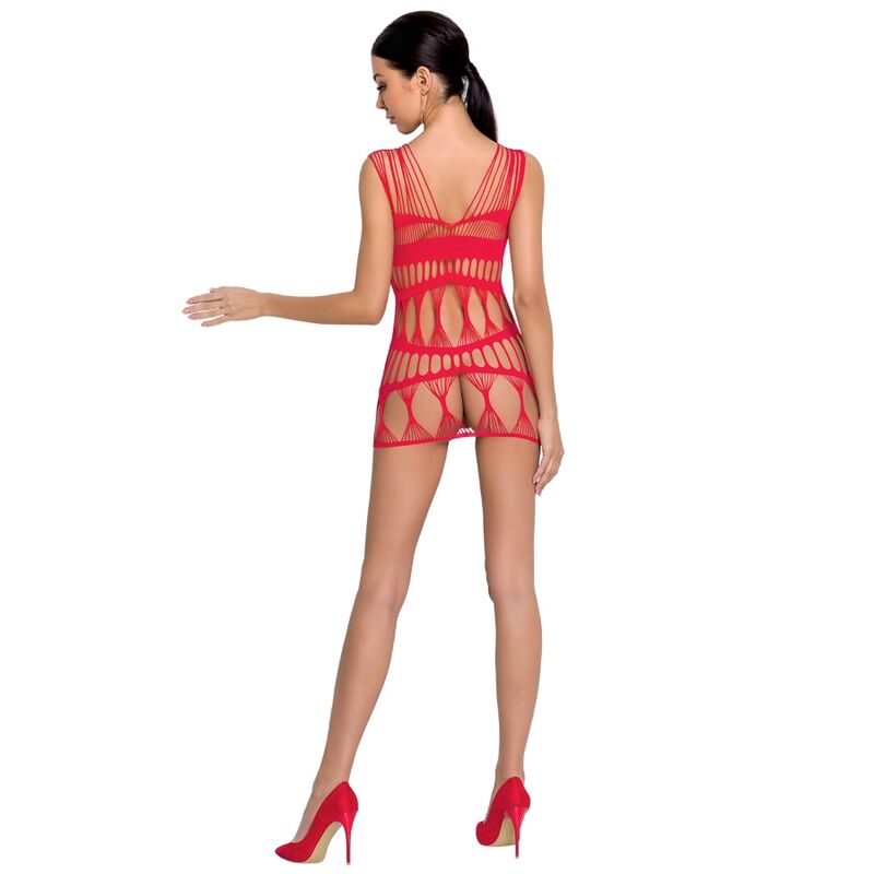 PASSION - WOMAN BS089 RED BODYSTOCKING ONE SIZE - Amore24