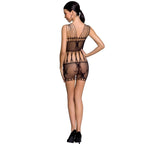 PASSION - WOMAN BS090 BODYSTOCKING BLACK ONE SIZE - Amore24
