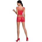 PASSION - WOMAN BS090 RED BODYSTOCKING ONE SIZE - Amore24
