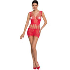PASSION - WOMAN BS090 RED BODYSTOCKING ONE SIZE - Amore24