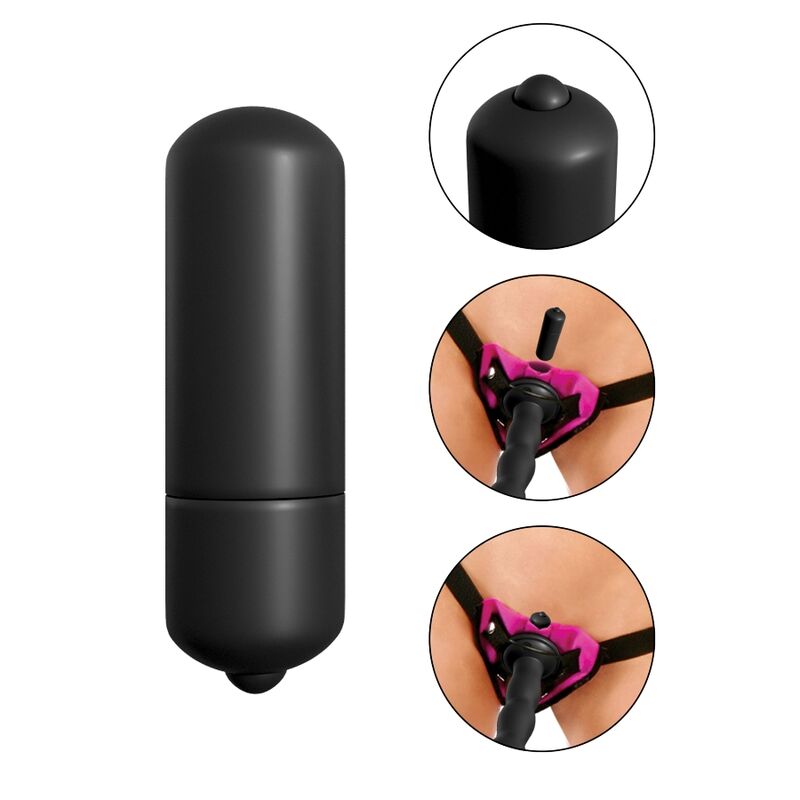 FETISH FANTASY SERIES - VIBRATING STRAP-ON SET PURPLE. - Amore24
