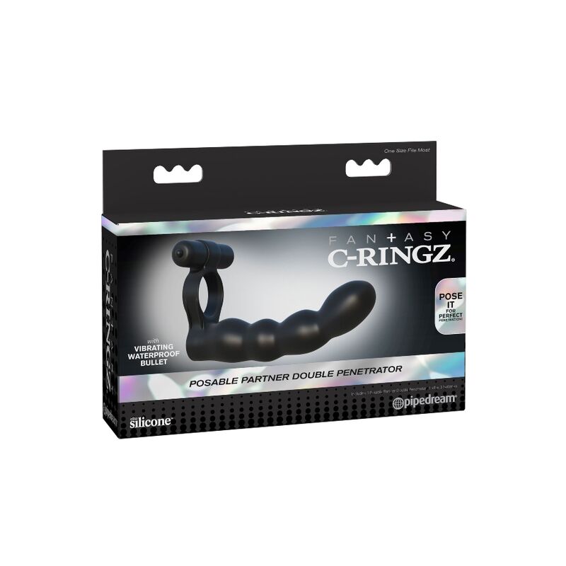 FANTASY C-RINGZ - POSABLE DOUBLE PENETRATOR - Amore24