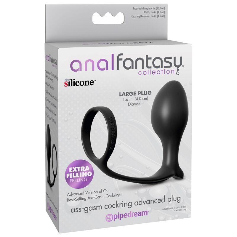 ANAL FANTASY - COLLECTION ASS - GASM ADVANCED RING WITH ANAL PLUG - Amore24