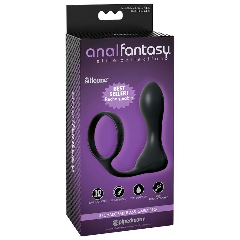 ANAL FANTASY ELITE COLLECTION - RECHARGEABLE ASS-GASM PRO - Amore24
