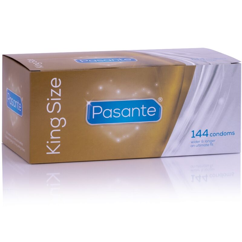 PASANTE - CONDOMS KING SIZE BOX 144 UNITS - Amore24