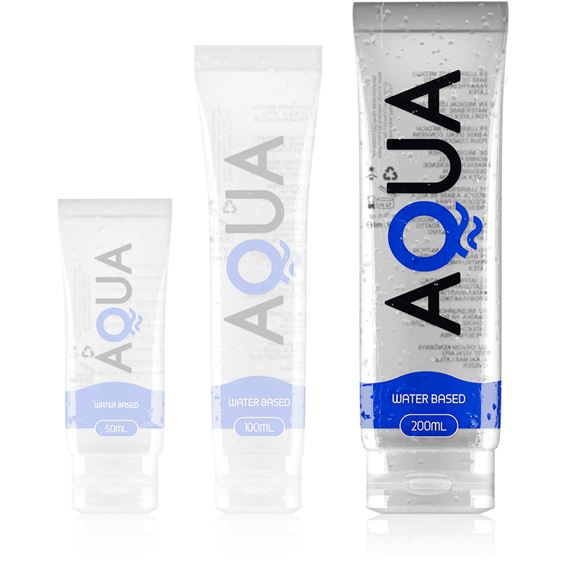 AQUA QUALITY - LUBRICANTE BASE DE AGUA 200 ML - Amore24